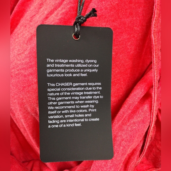 CHASER Red Ruffle Tank Top - Picture 6 of 7